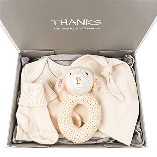 Подарък кутия за деца - Естествено за вас - Органични предмети от първа необходимост за бебета (3-6 месеца)