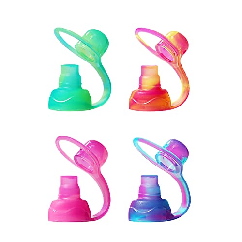 Капачки за хранителни пакети ChooMee SoftSip | 4 CT | Различни цветове