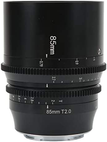 Обектива на камерата с затваряне на Z, 85 мм Т2.0 Кинообъектив с ръчно фокусиране, за Z5 Z6 Z7 Z9 Z50 Z6Il Z7Il ZFC, за фотоапарат