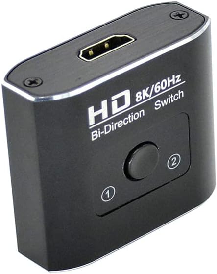 HDMI 2.1 Преминете HD Switcher Двупосочни 8K @ 60Hz 4K @ 120Hz 2 в 1 или 1 в 2 Скоростната скоростния 48 gbps, която е съвместима