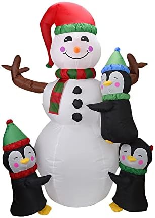 EESLL Надуваеми Коледна Украса Външни Светещи Коледни Надуваеми аксесоари за Снежен Коледен Реквизит за Снежен човек на Празнична
