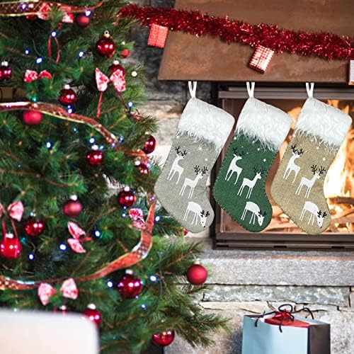 Акрилни Кристални Мъниста Коледен Отглеждане Големи Коледни Чорапи Украшение на Дядо коледа, Снежен човек Отглеждане с Елени Коледни Украси и Аксесоари За Партит?