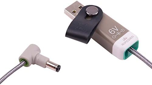 Захранващ кабел myVolts Ripcord от USB до 6 vdc, съвместим с радионяней Tommee Tippee 1094SP (детско устройство)