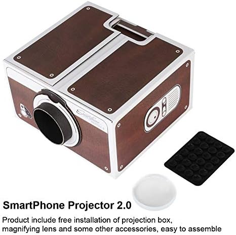 Преносим Проектор Jacksking, Мини-Кино Второ Поколение САМ Home Smart Mobile Phone Movie Projector За Домашно Кино