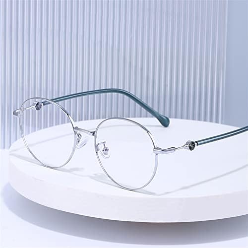 Очила за четене, Модерни Метални Очила, Компютърни Очила, Блокиране на Синя светлина, Които напрежение в очите, Гъвкави и Леки Ридеры