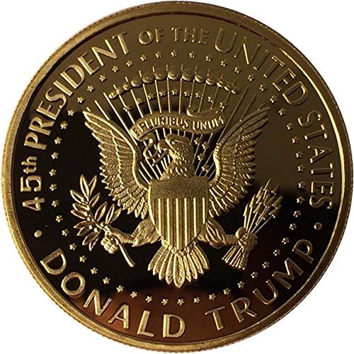 Златна монета на Доналд Тръмп, Позлатен са подбрани монета и Калъф В комплект 45-ия Президент на Официалния сертификат за автентичност