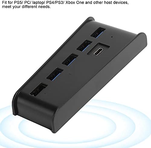 USB Зарядно Устройство за Газа, Високоскоростен Издръжлив PVC Щепсела и да Играе USB-Хъб за зареждане на PS5/PC/Лаптоп//PS3/