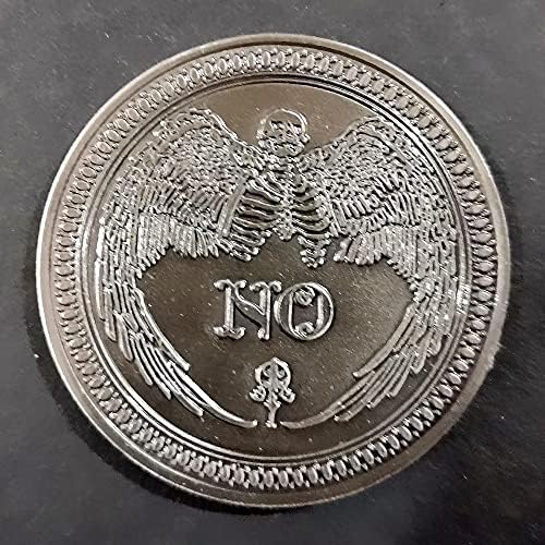 1 бр. Възпоменателна Монета, Позлатена Сребърна Монета, Монета за Вземане на решение е Да /Не, Криптовалюта Биткойн 2021, са подбрани