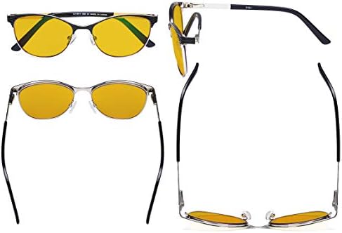 Дамски Очила компютър Eyekepper - Дамски слънчеви Очила, Блокиране на Синя Светлина, Без рамки, С Предпазен филтър UV420, Очила