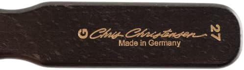 Четка за зъби за кучета Chris Christensen 27 мм, златна серия, Ухаживай като професионалист, Позлатени щифтове от неръждаема стомана,