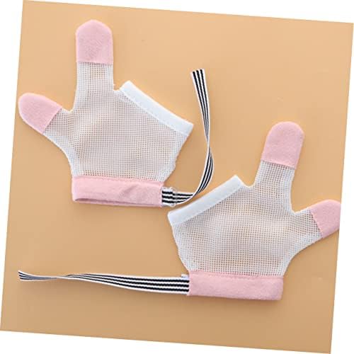 GAFOKI/ 1 Чифт Ръкавици срещу ял, Ръкавици за Новородени момчета, Защита за палеца, Детски Ръкавици, Защита от кусания нокти, Защита за големия пръст, Ръкавица за палеца,