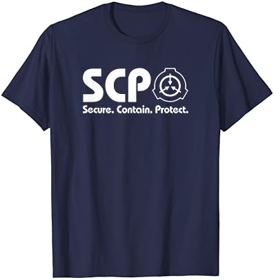 SCP в безопасност. Съдържат. Защити. - Тениска SCP Foundation 2