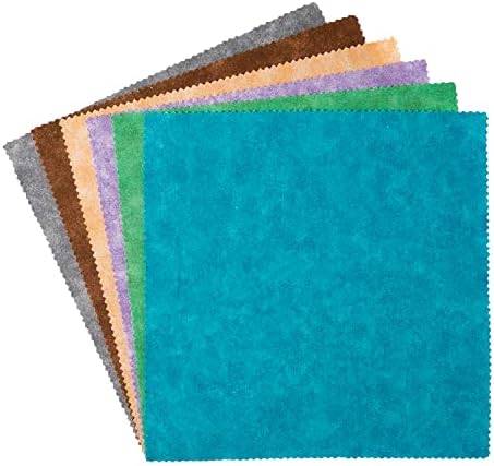 Съединителните нишки Колекция Blender-Комплект от памучен плат за капитониране, 10 квадратчета (в тон Mirage)