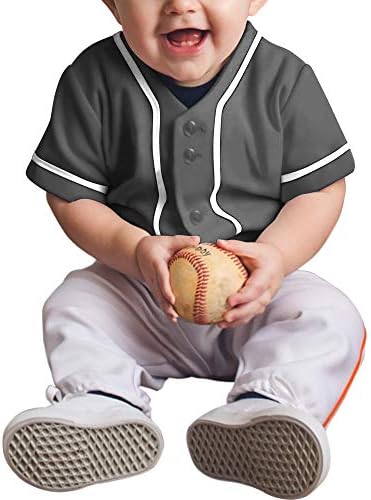 Ma Croix Mx Детска Бейзболна Фланелка на копчета от Джърси Малки Първенства, Тениска за Софтбол