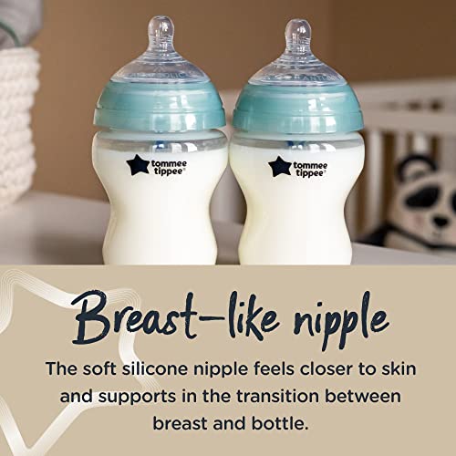 Tommee Tippee Fussy Baby Цялостно решение, Набор от бебешки бутилки | Усъвършенствани Шишета Против Колики, Биберон под формата