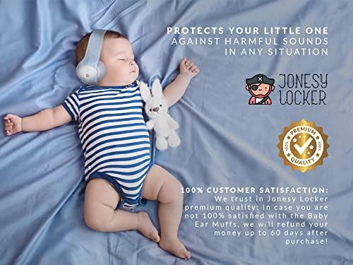 Защита за ушите Jonesy Locker Baby за деца (0-3 г.) Слушалките с шумопотискане за деца - Детски втулки - Предпазват от увреждане