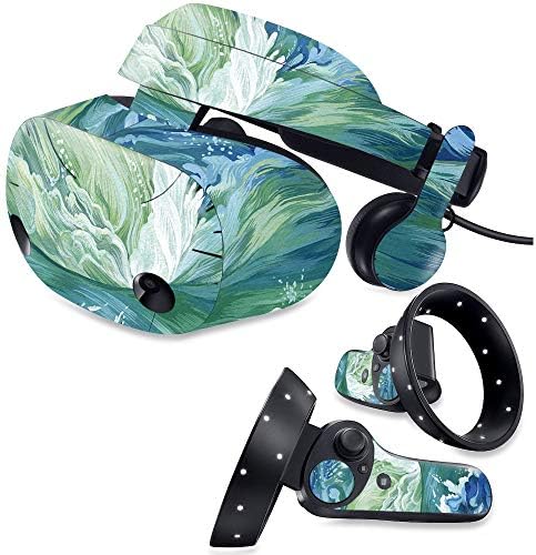 Кожата MightySkins е Съвместим с Samsung Odyssey Plus VR - Cyclone Wave | Защитно, здрава и уникална vinyl стикер-опаковка | Лесно