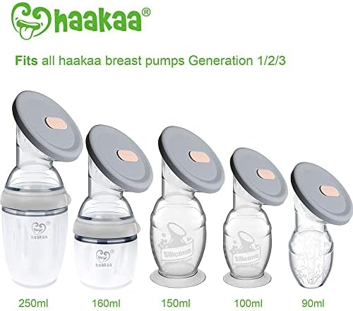 силиконов Капачка Ръчно молокоотсоса Haakaa Капак Подходящ За всички молокоотсосов Haakaa 1 бр.