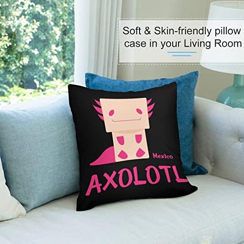 Прекрасен Axolotl02-01 Хвърли Калъфки Комплект от 2 Покривала за мека мебел Диван Спалня Колата Декоративни Калъфки за възглавници