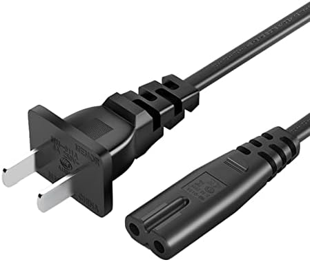 Захранващ кабел ac адаптер за принтер HP Envy Samsung и LG Hisense TCL Roku Vizio TV Sony PS1 PS2 2-Пинов захранващ Кабел