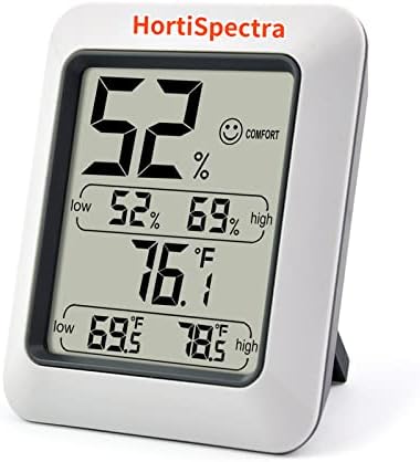 Цифров Термометър-Влагомер HortiSpectra, Д-Стаен Термометър за Околната Среда, метеорологичната станция за Дома