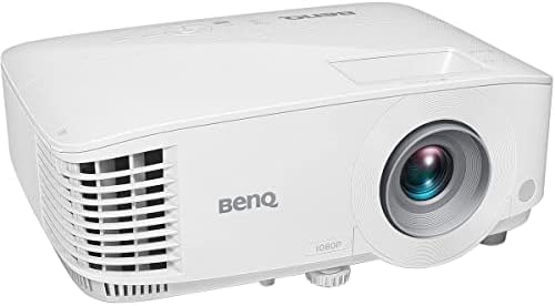 Мрежов бизнес проектор BenQ MH733 Full HD, оборудване 4000 Лумена с поставка за лаптоп и чекмедже за аксесоари, кабел HDMI 2.0
