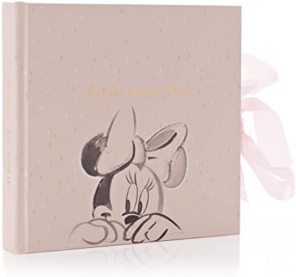 Честит Homewares Дисни Здрасти, Малката Мини Маус Розово Фотоалбум 4 x 6 - Детски душ или подарък за рождения Ден на Новороденото