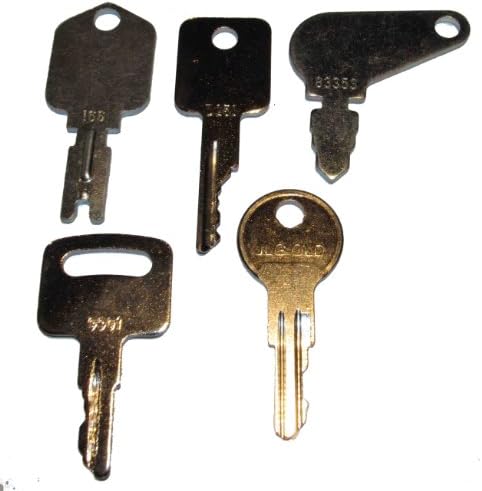 Набор от ключове за запалване за тежка техника /строителство JLG (5 ключа)