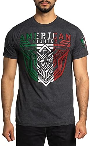 Мъжки t-shirt American Fighter Тениски за мъже. Леки, Светли Пролетно-летни ризи за мъже, Тениски с къс ръкав за мъже.