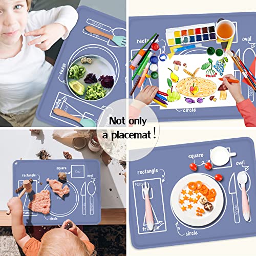 Силиконови Кърпички за бебета и деца, които са Устойчиви на петна Нескользящие Подложки за хранене за деца, подложка за маса за