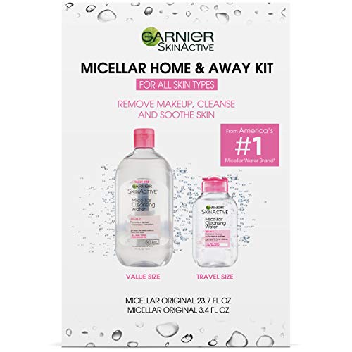 Мицеллярная почистваща вода Garnier SkinActive за всички типове кожа, 13,5 течни унции (опаковка от 3 броя)