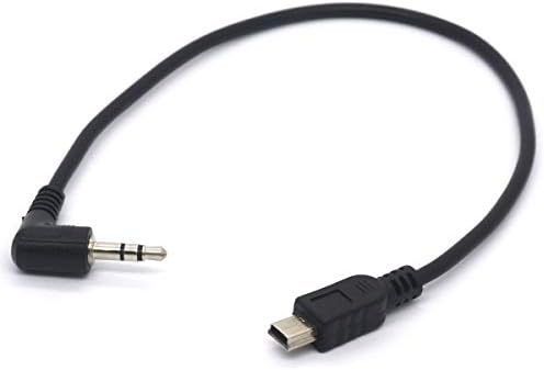 PIIHUSW Ъглов кабел-адаптер 3.5 мм дляМісго USB-Превръщането на 5-контактен конектор Micro USB B в 3 щифта 3,5-мм конектор Aux Audio за вътрешна комуникация Samsung Galaxy (от 3,5 до Micro)