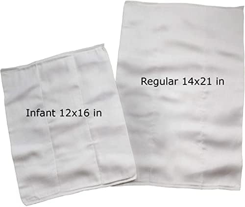 OsoCozy - Китайски тъканни памперси Prefoldes 1 Дузина - Идеална за салфетки от оригване или памперси. Мек и впитывающий за дете От памук - Подходящ за теглото на 15-30 кг - Разме