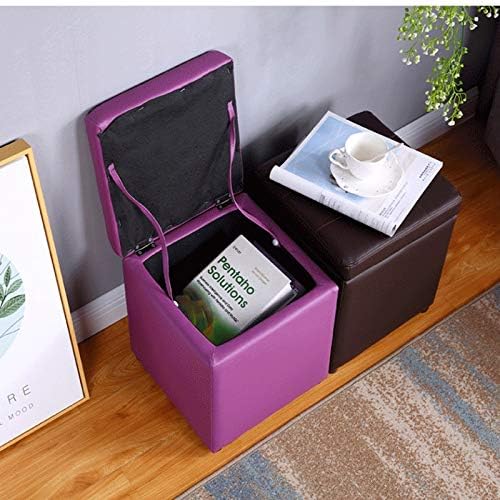 Столче за съхранение на орех Столче за съхранение на Дивана, Творчески Потребителска Кутия За Съхранение, Многофункционално Столче за съхранение на обувки (Цвят: E)