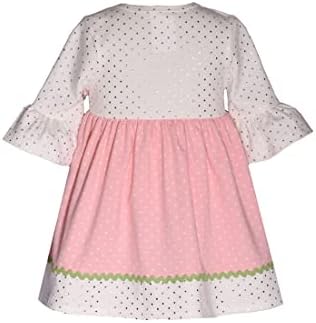 Великденско рокля за момичета Office Jean - Розова рокля със Заек за деца и малки момичета