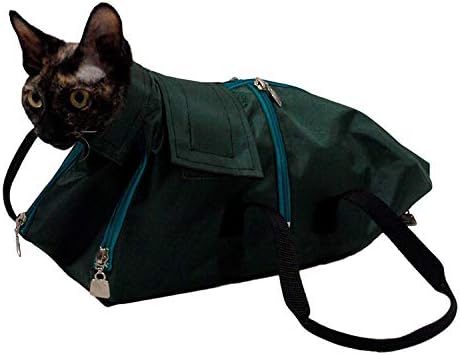 След операцията носете Кошачью удерживающую чанта Премиум-клас, чанта за грижа за котката, чанта-переноску за котки. Направено в Европа с използването на Тъкани. (Г?