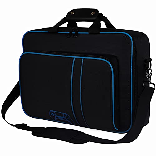 Калъф за носене Alltripal, Съвместим с конзола PlayStation 5, Пътна чанта и Защитна чанта през рамо за съхранение на дискове PS5/Слушалки Digital Edition/ контролер / Подложки / игри на ?