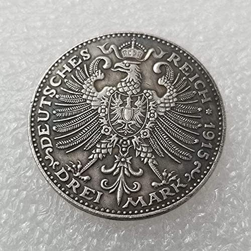 Старинни Занаяти 1915 Германия 3 Марки-Копие монети Вилхелм Ернст 624