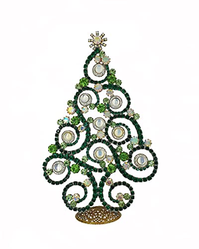 Стилна Коледна елха (Зелена), Луксозно украсата на елхата на рождественском плот