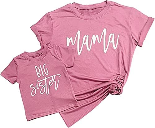 Тениска за мама и мини-тениски, Еднакви Тениски за майки и Дъщери, Подаръци за майки и Дъщери, Тениски, Красиви Семейни Ризи, Блузи