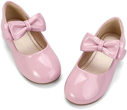 Hehainom/Модел обувки с цветя Модел за Малки Момичета, балет апартаменти Принцеса Мери Джейн с Лък и Заряди за Учебната партита