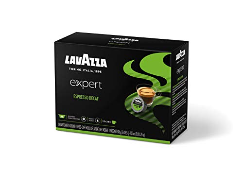 Кафе на капсули Лаваца Expert Еспресо без кофеин (36 капсули), Expert Еспресо без кофеин, 36 броя, Ценна опаковка, Купажированный и запържени в Италия, Пълен и балансиран бле?