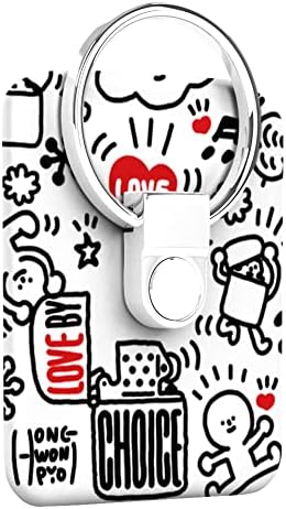 БУНКЕРНОЕ ПРЪСТЕН Бункерное пръстен с Художествен дизайн, поставка за улавяне пръстени за мобилен телефон, метален пръстен със завъртане